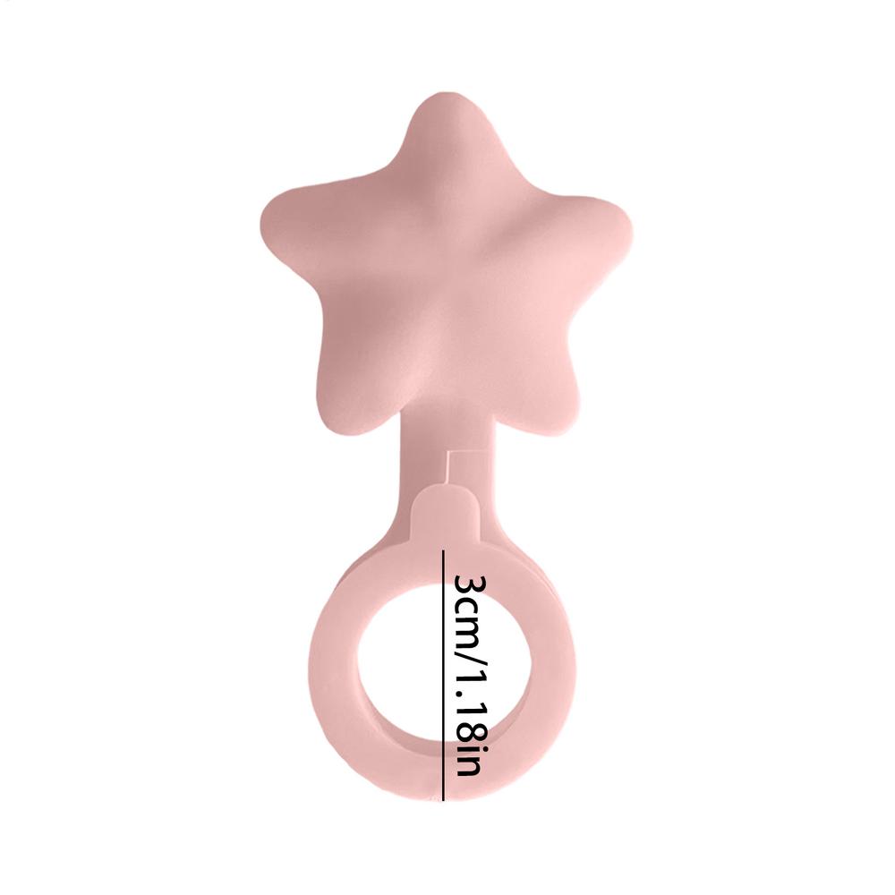 

Tub Stopper 2 Pieces Star-Shaped Leak-Proof Bathtub Stopper Silicone Drain Plug For Home Hotel Apartment Rental House Boys Girls рожевий