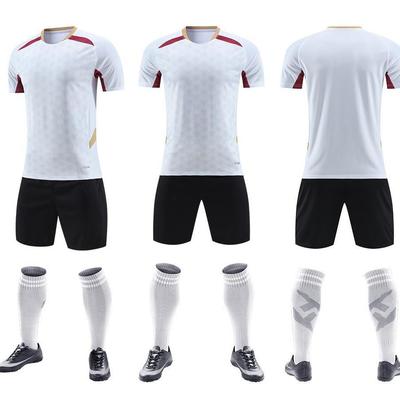 New Football Jersey Game Training Jersey Short-Sleeved Quick-Drying Sportswear Blank Version Football Jersey Hot Sublimation
