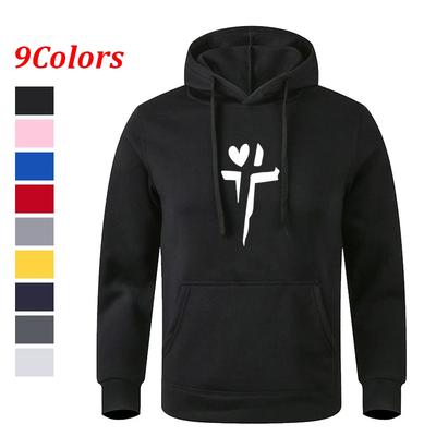 Frühling Herbst Herren Casual Oversize Einfarbig Schwarz Pullover Hoodie Sweatshirt Für Männlich Und Weiblich