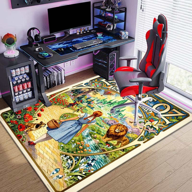 1PC The Wizard of Oz Rug - Home Decoration Carpet For Living Room Bedroom Flooring Computer Chair Area Rug