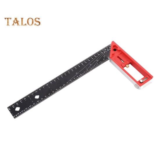 Woodworking Square Ruler High Precise Anti-drop Design Wide Application Multi-Function Angle Precision Square Woodworking Ruler