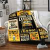 School Bus Legend Home Blanket Customize Your Names Comfortable Soft Lightweight Allseason Multipurpose Blanket For Picnics Sofas Offices Beds Living