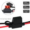 40CM 16AWG Battery Alligator Clips to SAE Quick Release Adapter Connectors Extension Charging Cable Built-in 10A Fuse