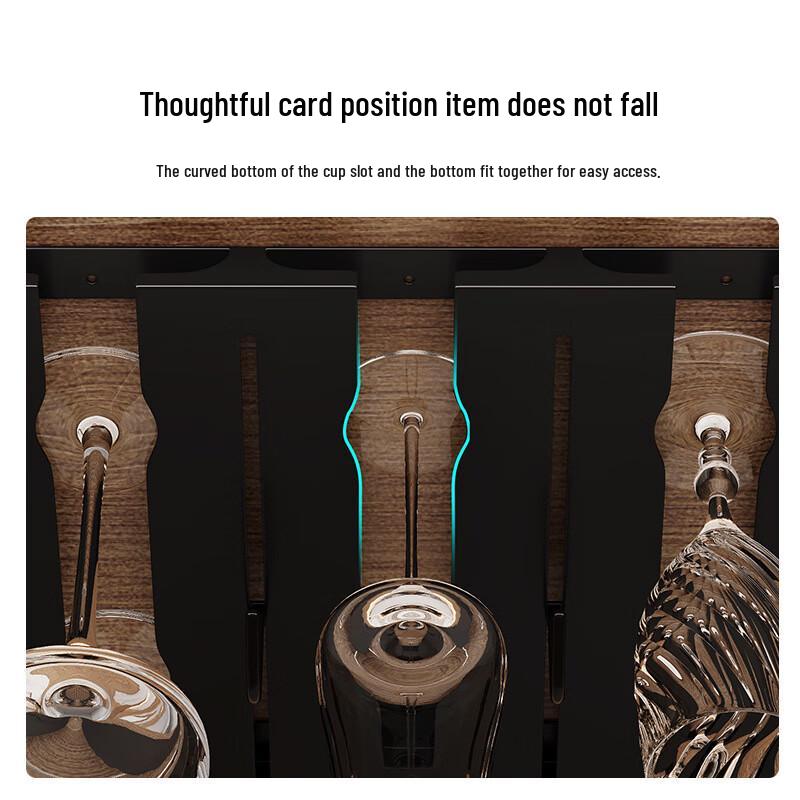 Stainless Steel Inverted Wine Glass Rack