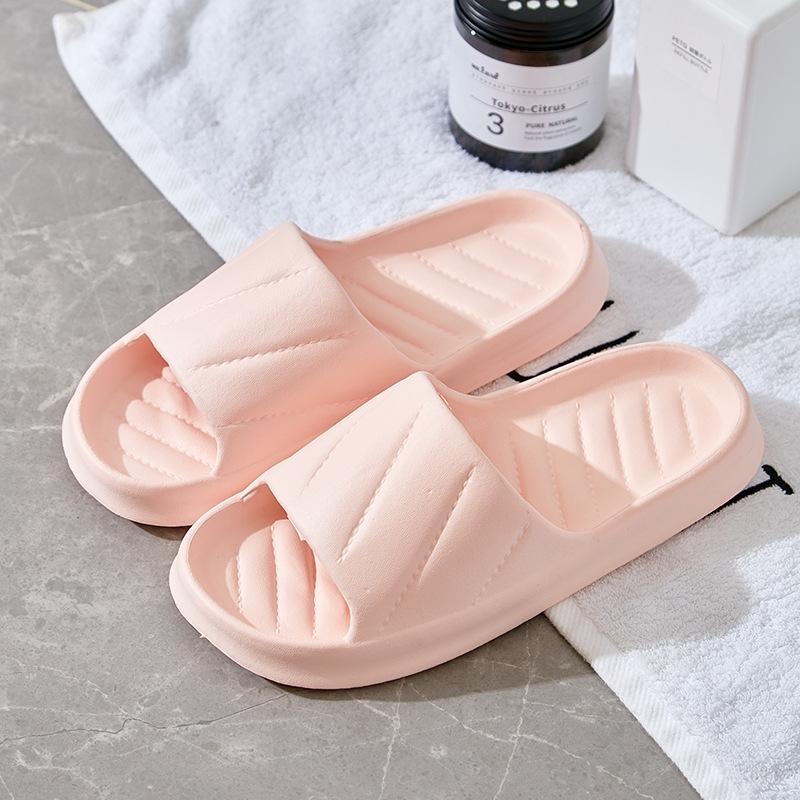 Summer slippers women's home use simple bathroom bath non-slip lightweight indoor bathroom men's cool slippers