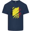 Torn Belgium Flag Belgian Day Football Unisexs Light Cotton Tshirt