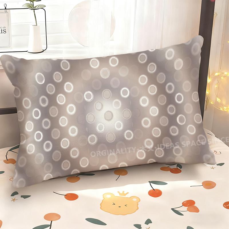 Circular Patterns Decorative Pillowcase Suitable For Sofa Bedroom Car Pillow Cover Cushion Rectangular Back Cushion