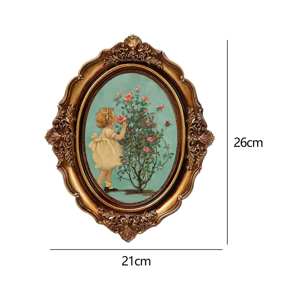 Vintage Picture Frame Elegant Photo Gallery Art for Wall Tabletop Home Decor Baroque Photo Gallery Antique Home Decor