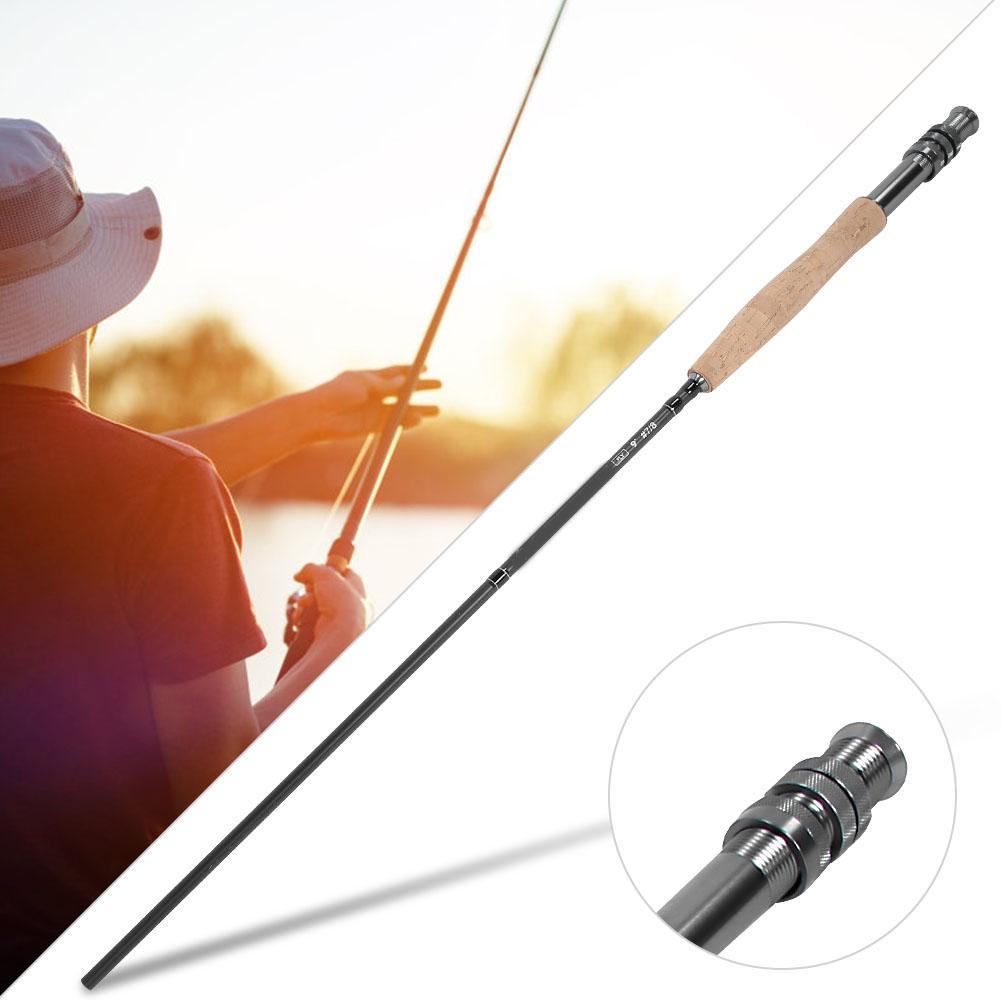 Protable Carbon Fiber Fly Fishing Rod Telescopic Pole Tackle Accessory #7 8