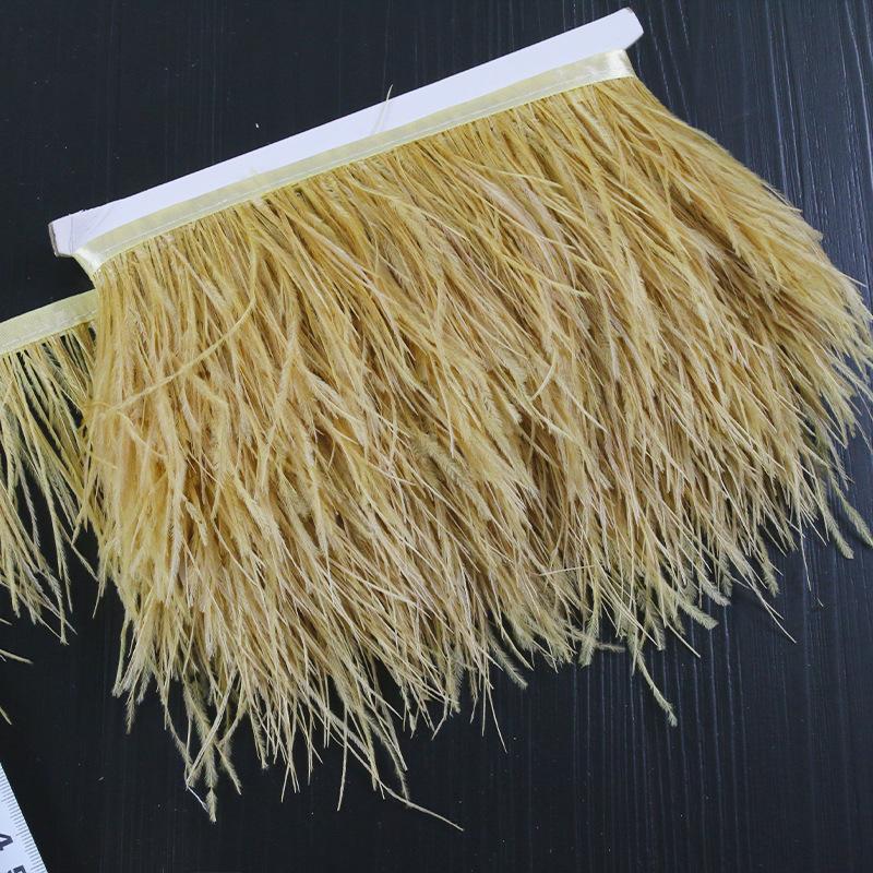 8-10 Ostrich Feather Diy Handmade Jewelry Accessories Crafts Decorative Clothing Skirt Cuffs