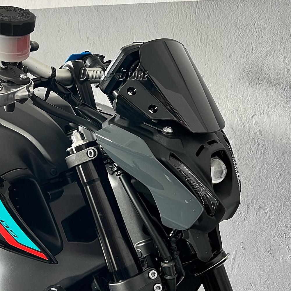 Windscreen Windshield For Yamaha MT-09 MT09 MT 09 SP V3 2021 2022 2023 Wind Deflector Shield Screen Visor Glass with Screws