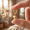 Zinc Zinc Alloy Heart-Shaped Earrings Fashion Ear Cuff Accessory Dangle Drop Earrings  Daily Wear