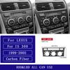 For Lexus IS IS300 1999-2005 Carbon Fiber Central Air Conditioning Control Panel Car Accessories Interior Decorative Stickers