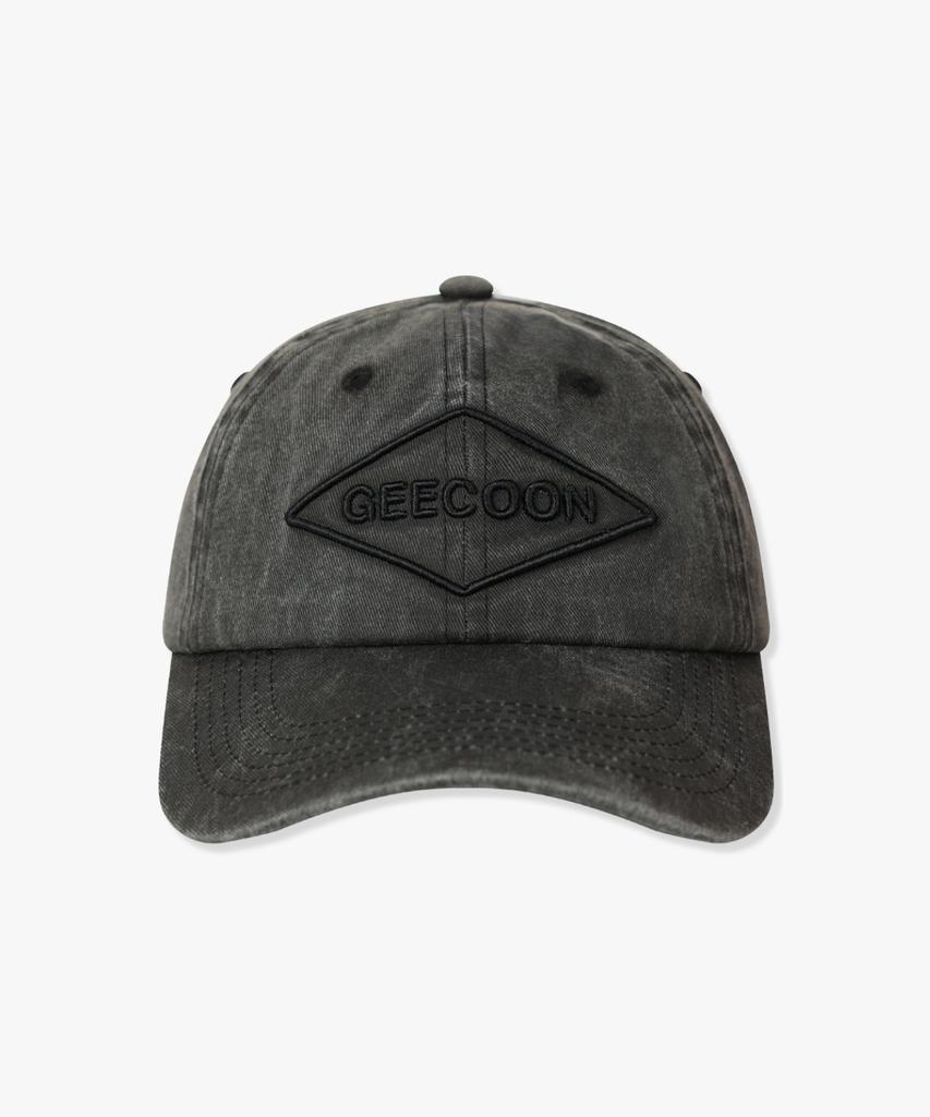 Jikun Pigment Logo Embroidered Ball Cap Gee257-001 Charcoal
