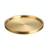 Korean BBQ Serving Tray Double Layer Stainless Steel Round Plate Thickened Design