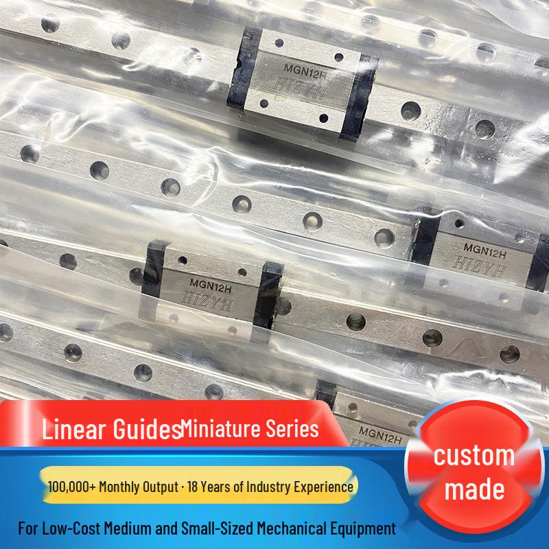 Custom Miniature Linear Guide Rail 3D Printer Silent Slide Rail Bearing Slider MGN7C
