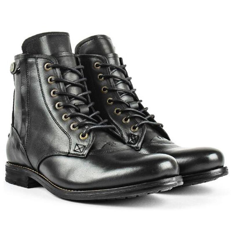 

Мотоциклетные кроссовые ботинки цвета вороненой стали, мужские рабочие ботильоны на шнуровке, мужские ботинки botas militares hombre M458 48