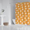 Animal Paw Print Bathroom Shower Curtain Bathroom Partition Curtain Light Opaque Waterproof Material Bathroom