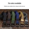 Men's Pin Buckle Nylon Canvas Belt: Versatile, Trendy, and Durable for Outdoor Activities and Jeans
