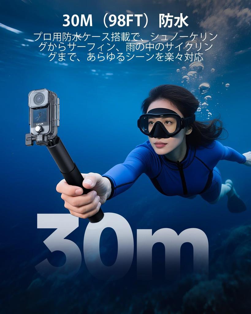 SJCAM C400 4K Pocket Vlog Camera Compact Action Camera with Image Stabilization Handlebar Controller Battery Life Dual Touchscreen Handheld Camera POV