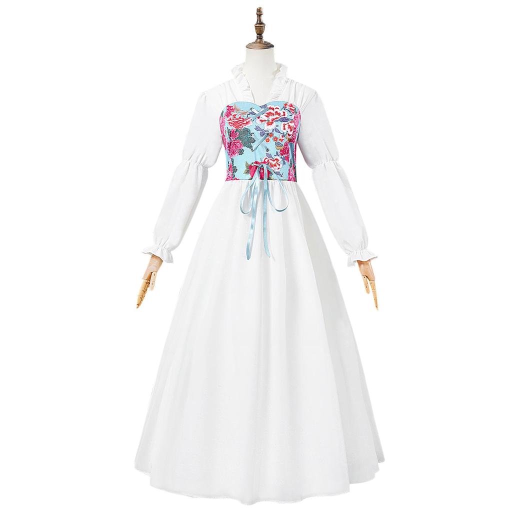 Women's Renaissance Medieval Pirate Fairy Witch Victorian Dress Costume