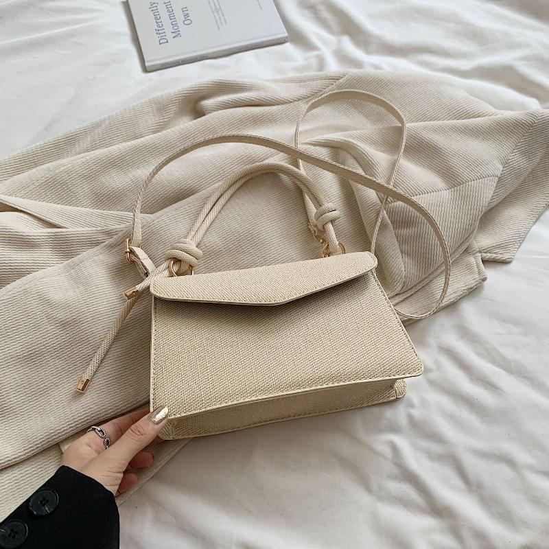 Premium texture bag women's summer new fashion contrasting color portable small square bag women's versatile shoulder messenger bag
