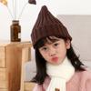 Pointy Hats Crochet Baby Hat Solid Color Girls Boys Cap New Children's Knitted Hat  Kids Beanie