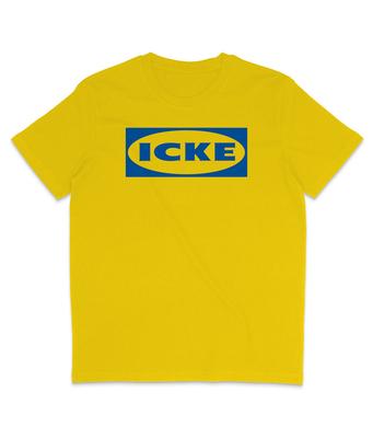Icke - David Icke - Parodia Ikea - Maglietta Biologica - Pecorelle - Cospirazione - Matrix