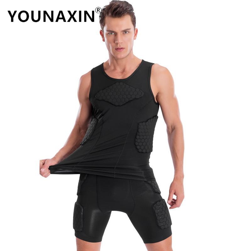 Protecție piept unisex Negru Baschet Fotbal Alergare Maiou Ciclism Top sport Vestă respirabilă anti-coliziune M L XL 2XL 3XL