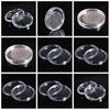 Coin Protector 10Pcs Clear Transparent Plastic Round Display Case Capsule Collecting Storage Box Holder