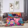 DTMF Mas Fotos Puerto Rico Frog Bad Bunny Album Blanket Soft Plush Throw Blanket For Kids Bedroom Flannel Bedspread Bed Cover