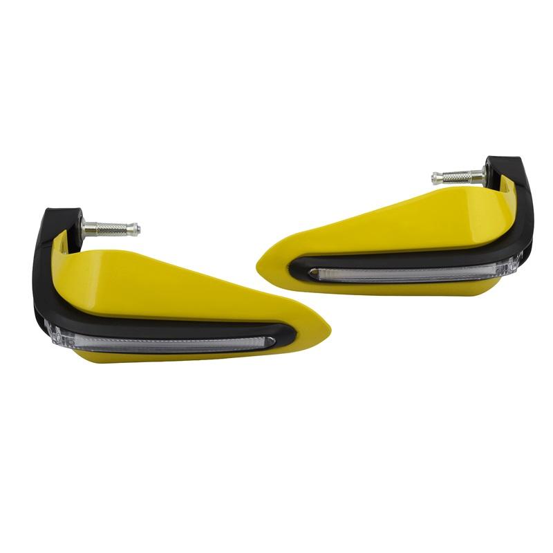 Motorcycle Hand Guard LED Turn Signal Lights Handguard Covers For Most Diameter Handlebar ATV Enduro Motocross Scooters Moped
