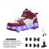 Glowing Led Light roller shoes Skates For Children New Deformation Parkour Teenager Shoes Breathable Mesh Sneakers With Wheels