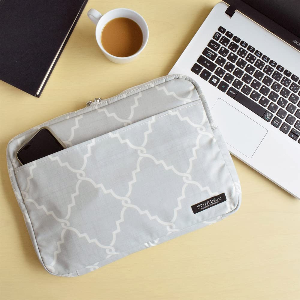 STYLE Decor PC Stylish and for Laptops Simple Stripe Includes a Set of 2 Adult Case, Cute, (Medium, 13.3 inches), Design, Navy, W0706910-NVL2511.