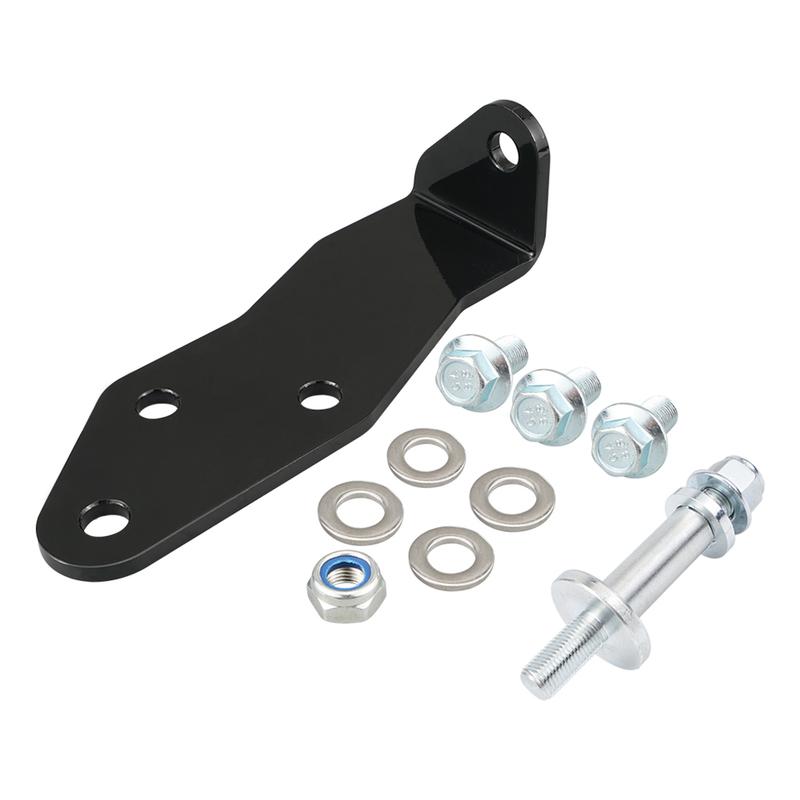 BEVINSEE Transmission Torque Stabilizer Bracket with Bolt Kit for Honda B-Series B16 B18 EG EK DC2 Civic CR-V for Acura Integra