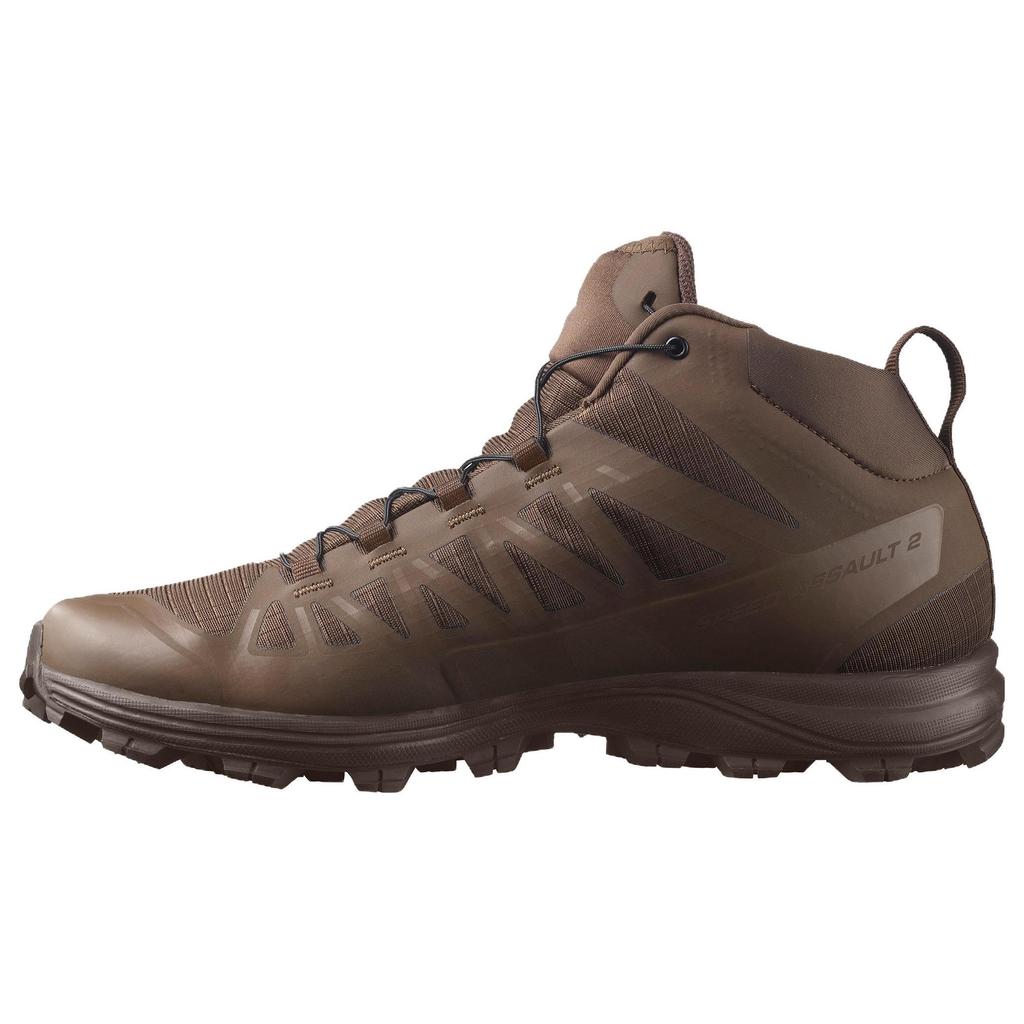 SALOMON Speed Assault 2 Comfortable Cushioning Mid top Outdoor Shoes Unisex Brown 415954