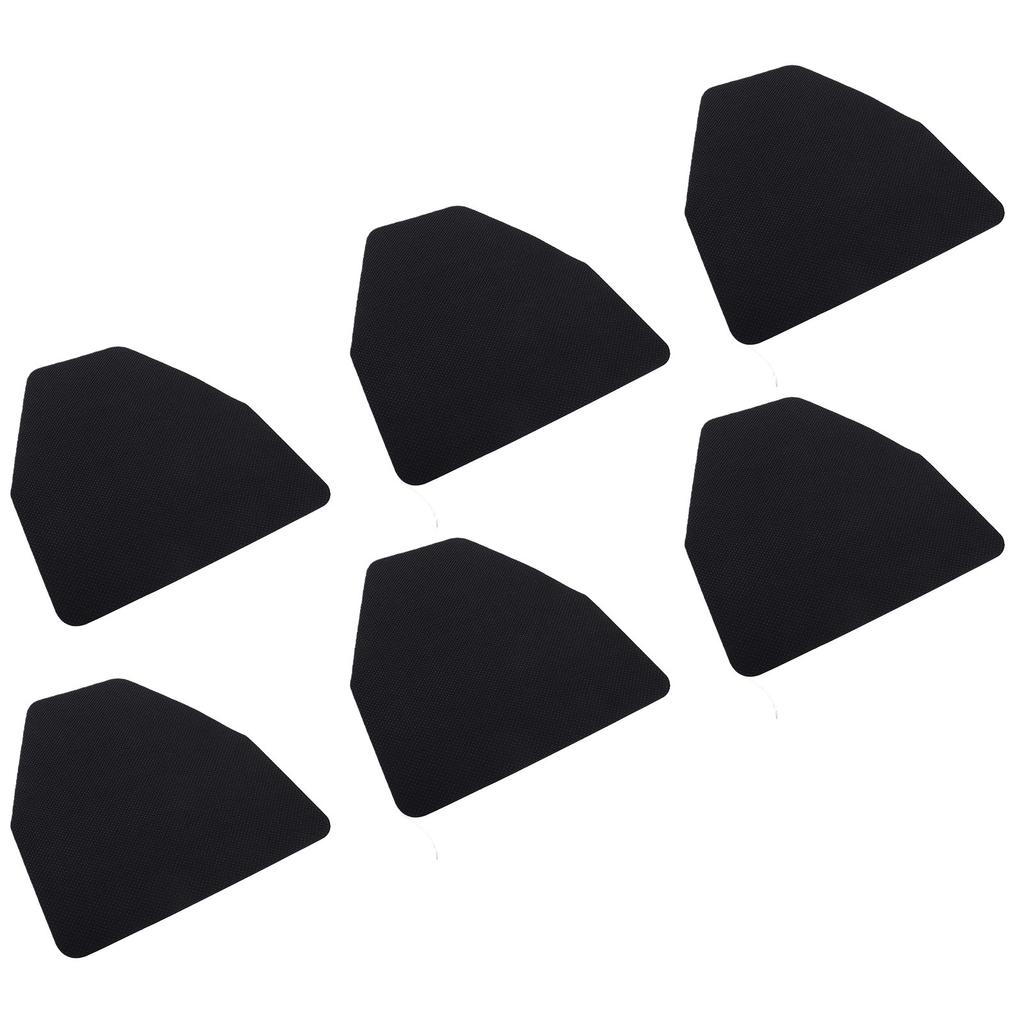 6pcs Non Slip Urinal Floor Mats Odor Control Reusable Water Absorption Urinal Pads for Men Commercial Toilet