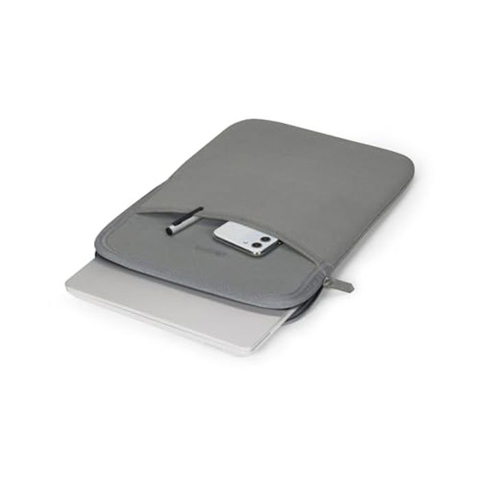 Housse ordinateur portable - DICOTA - Eco Slim L - Gris - 15 pouces - Synthétique