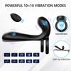Couple Vibrator with Dual Penis Ring 3 In 1 Vibrating Cock Ring  Adult Sex Toy with Remote Control for Men Women