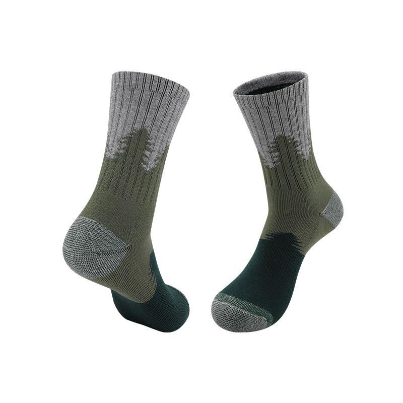 2026 Wool Socks Non-slip Breathable Medium Tube Shock Absorption Sweat Outdoor Professional Hiking Mountaineering Socks