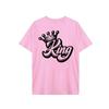 King  Queen Crown Print Couple TShirts Harajuku Style Womens Comfortable Tees Summer Tops for Unisex and Women Tshirts