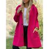 2025 Storm-Ready Hooded Jacket - Single-Breasted Melton Wool Blazer W/ Quilted Lining, Smart Casual Urban Outerwear for Work to Weekend