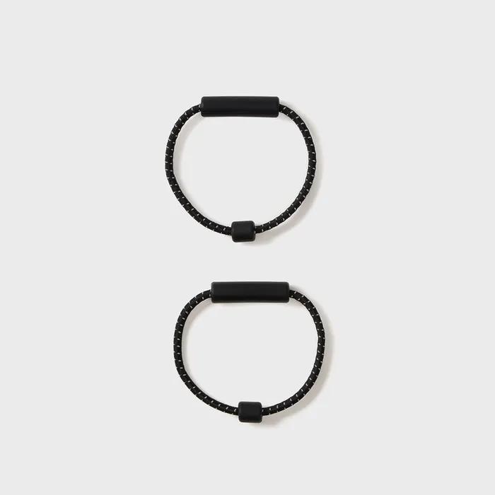 

[JAJU/Джаджу] Силиконовая резинка для волос 2 штуки_60 мм ivory