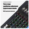 Kompakter 4/6-Kanal Bluetooth Soundkartenmischer für professionelle Bühne und Live-Übertragungen