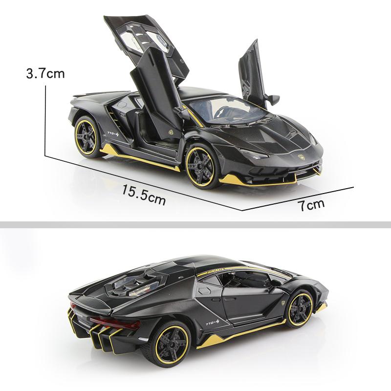 

Lamborghini Centenario LP770-4 Суперкар Симуляция Литые и Игрушечные Транспортные Средства Звуки и Свет Инерционная Машина 1:Модель коллекции 32 сплава