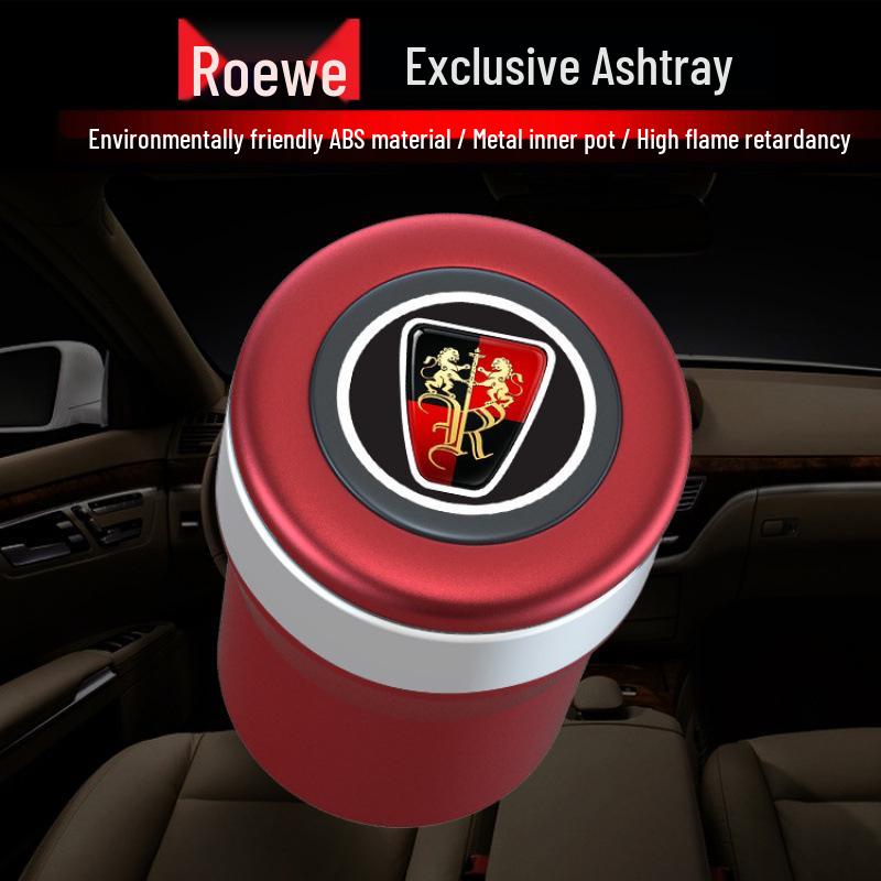 Car Ashtray with Light Caps for Roewe RX5, RX3, RX8, 2020 Models