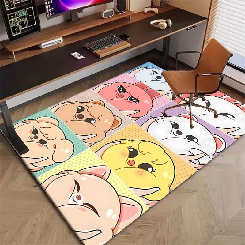 1pc Kpop Team1 Design Printed Area Rug Carpet for Bedroom Living Room Home Decor Rugs Mat Non Slip Mat Rug for Bedside