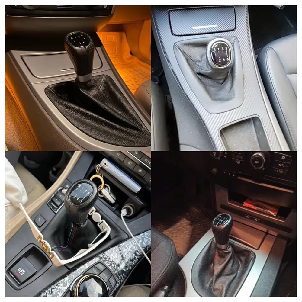 5/6 Speed Car Gear Shift Knob Head For BMW 1/3 Series E81 E87 E88 E82 E90 Sedan E91 E92 E93 Manual Shift Handball