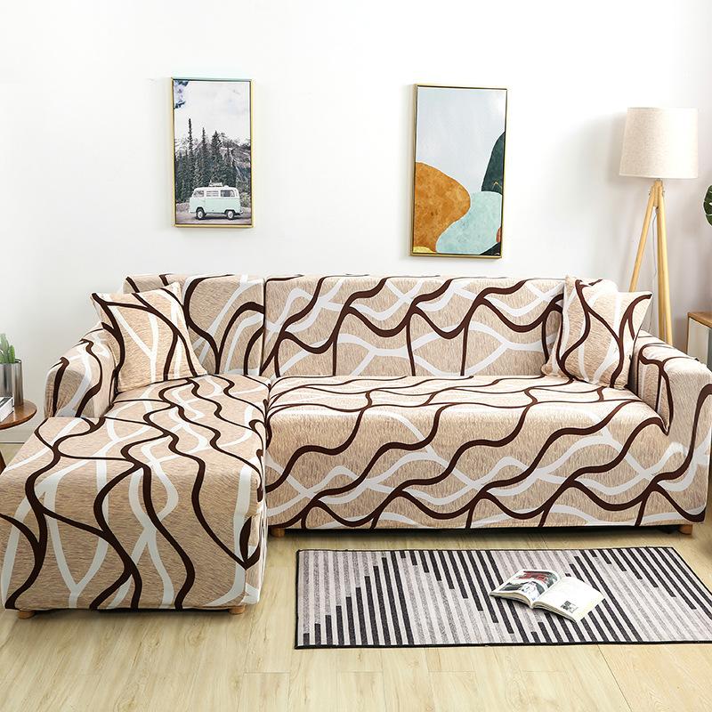 Elastic All-Inclusive Non-Slip Sofa Cover Sofa Slipcover Solid Color