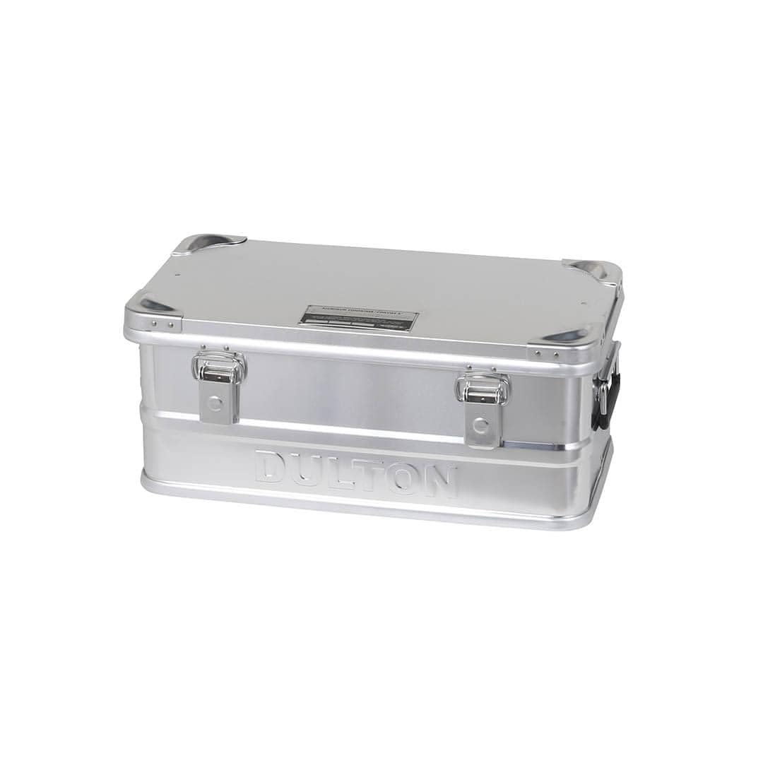 

Контейнер алюминиевый Dalton S штабелируемый ящик для хранения с ручкой для кемпинга на открытом воздухе удобный для переноски большой емкости держатель для инструментов высота ширина 55 см глубина серебряный